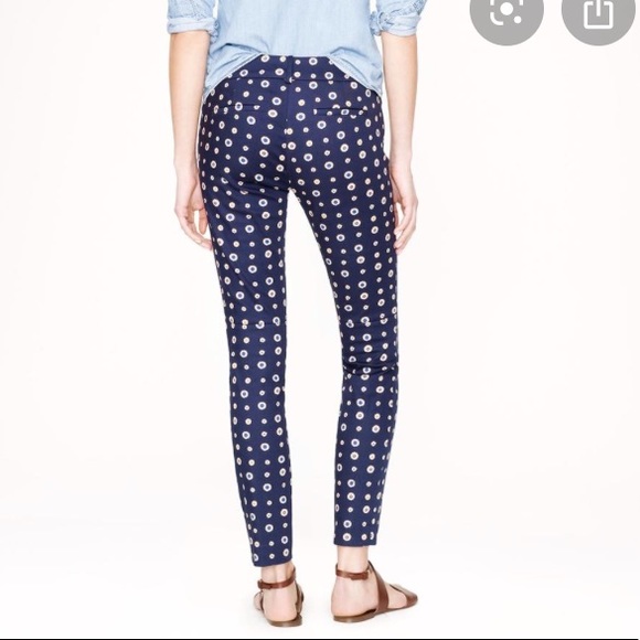 J. Crew Navy Foulard Minnie Pants - Picture 2 of 7